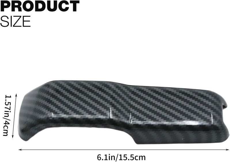UOIENRT 2Pcs JL Engine Hood Hinge Cover, ABS Decoration Cover Stickers, Carbon Decoration Trim Cover Exterior Accessories Replacement for Jeep Wrangler Gladiator 2018-2024 Black - Image 5